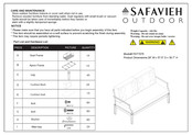 Safavieh Outdoor PAT7075 Manual