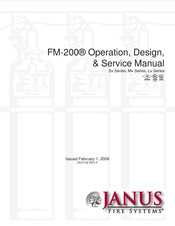 Janus FM-200 Mv Series Operation & Service Manual
