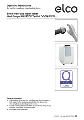 elco T10C Operating Instructions Manual