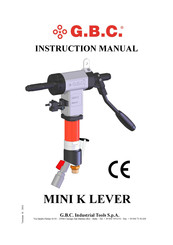 G.B.C MINI K LEVER Instruction Manual