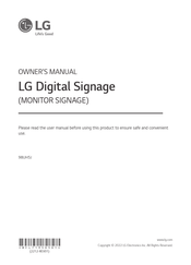 LG 98UH5J Owner's Manual