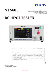 Hioki ST5680 Instruction Manual