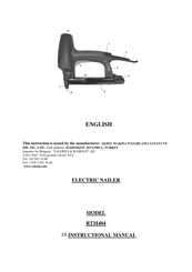 RTRMAX RTM404 Instructional Manual