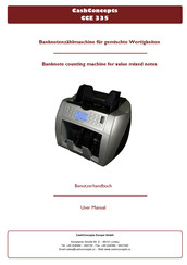 CashConcepts CCE 335 User Manual