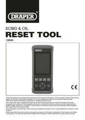 Draper FCR-701 Manual