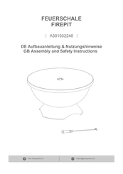 Dehner A301032240 Assembly And Safety Instructions