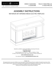 drew & jonathan SCOTT LIVING MEYERSON HDSLFP48L-2A Assembly Instructions Manual