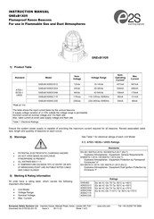 E2S GNExB1X05DC024 Instruction Manual