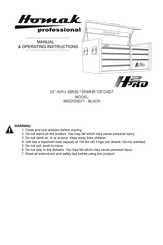 Homak BK02056071 Owner's Manual & Operating Instructions