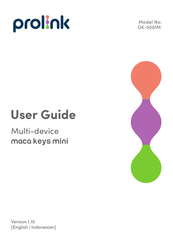 PROLiNK maca keys mini User Manual