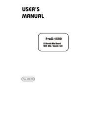 protech ProX-1520 M1 User Manual