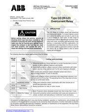 ABB CO-5 Instruction Leaflet
