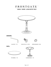 Frontgate LACINA 159849A Quick Start Manual