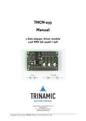 Trinamic TMCM-035 Manual