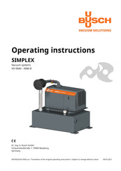 Busch SIMPLEX VO 0060 B Manuals | ManualsLib