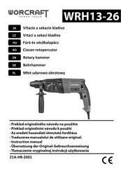 Worcraft WRH13-26DFR Instruction Manual