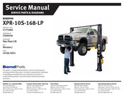 BendPak XPR-10S-168-LP Service Manual