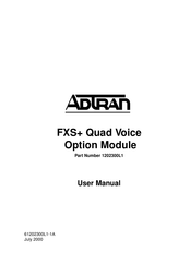 ADTRAN 1202300L1 User Manual