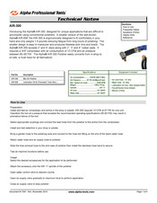 Alpha Professional Tools AIR-300 Technical Notes