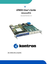 Kontron AdvancedTCA AT8001 User Manual