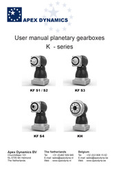 APEX DYNAMICS KF S3 User Manual