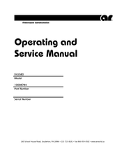 AR DC6380 Operating And Service Manual