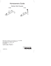 Kohler K-7827 Homeowner's Manual