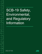 NI SCB-19 Safety, Environmental, And Regulatory Information