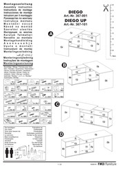 FMD Furniture DIEGO UP 367-101 Assembly Instructions Manual