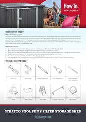 Stratco PL-5716 Installation Manual