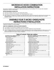 Whirlpool YUMV4084BS Installation Instructions Manual