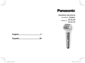 Panasonic ES-EL9A-S Operating Instructions Manual