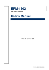 Avalue Technology EPM-1502 User Manual