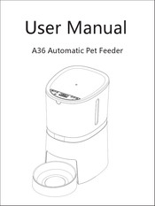 Honeyguaridan a36 automatic shop pet feeder manual