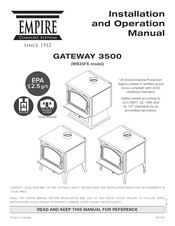 Empire Comfort Systems WB35FS Installation And Operation Manual