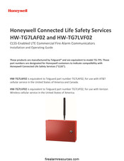 Honeywell HW-TG7LVF02 Installation And Operating Manual