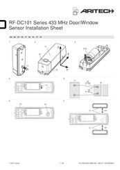 Aritech RF-DC101 Series Installation Sheet