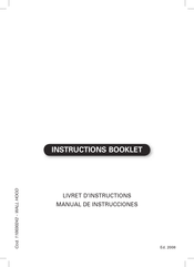 FALMEC FDASL36W5 SG Series Instruction Booklet