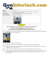 Geninterlock GE-200VL Instructions