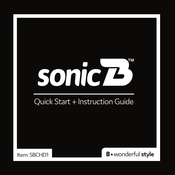 sonicB SBCHD1 Quick Start And Instructions