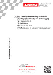 Carrera RC Power Snake Assembly And Operating Instructions Manual