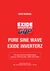 Exide Inverterz GQP 12V 7009VA User Manual