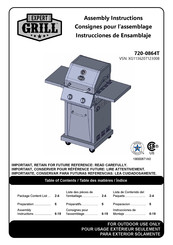 EXPERT GRILL 720-0864T Assembly Instructions Manual