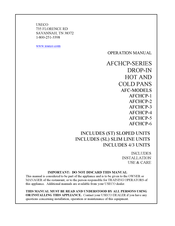 USECO AFCHCP-4 Operation Manual