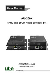 UTE AU-200X User Manual