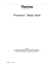 Thermo Scientific Precision WB160855 Manual