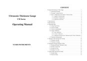 YUSHI UM-2D Operating Manual