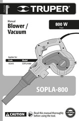 Truper SOPLA-800 Manual