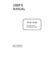 Protech ProX-1230 User Manual