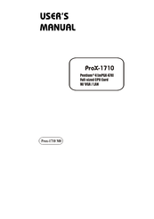 protech ProX-1710 User Manual
